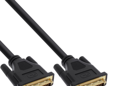InLine® DVI-D Anschlusskabel Premium, digital 24+1 Stecker  Stecker, Dual Link