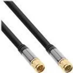 InLine Premium - Antennenkabel - F-Stecker (M) bis F-Stecker (M) - 10m