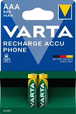 Varta Akku Recharge Accu Dect Telefon Micro AAA NiMH 800mAh