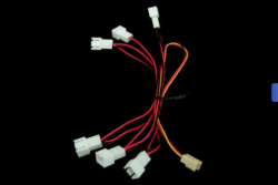 InLine Lüfter Adapterkabel 3Pin auf 6x 3Pin (6x15cm)