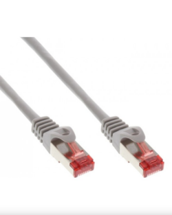 InLine Patch-Kabel RJ-45 M bis M 10 m SFTP PiMF CAT 6 gestiefelt geformt