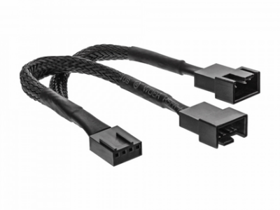 InLine® Y-Kabel für Lüfter PWM, 4pol Molex 1 Stecker / 2 Buchse
