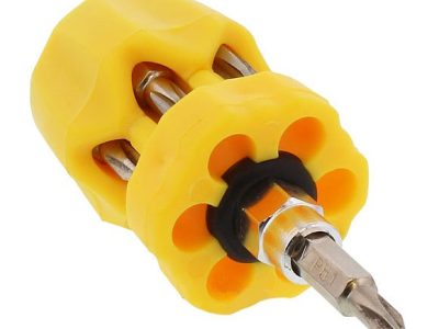 Inline Mini-Schraubendreher Gelb