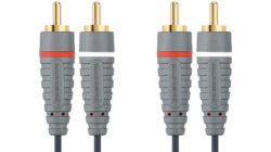 Bandridge Audiokabel, Stereo, Cinch-Stecker - Cinch-Stecker, 1m