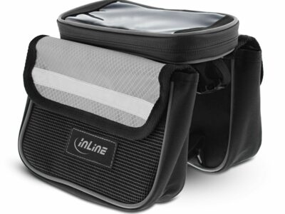 InLine Sport Fahrradtasche Multi zur Montage auf den Rahmen, schwarz