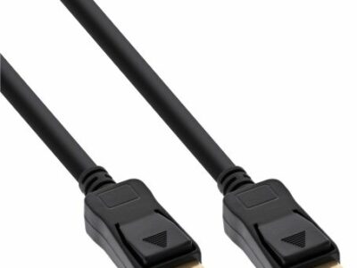 InLine DisplayPort 1.4 Kabel, 8K4K, schwarz, vergoldete Kontakte, 1,5m