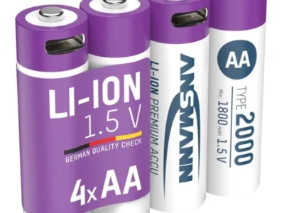 Ansmann Li-Ion Akku Mignon AA Typ 2.000 (min. 1.800 mAh), 4er-Pack
