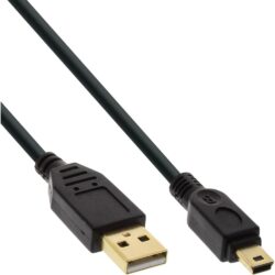 inLine USB 2.0 Mini-Kabel, USB A an MiniB Stecker, 3m