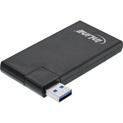 inLine 180 Twist Hub USB 3.0, 4 Port, drehbar, schwarz