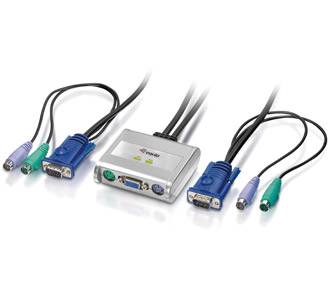 PS/2 Cable KVM Switch 2 Port