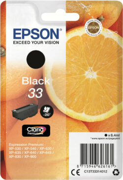 Epson 33 schwarz, Orange