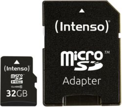 Intenso High Performance microSDHC card 32GB inkl. SD adapter