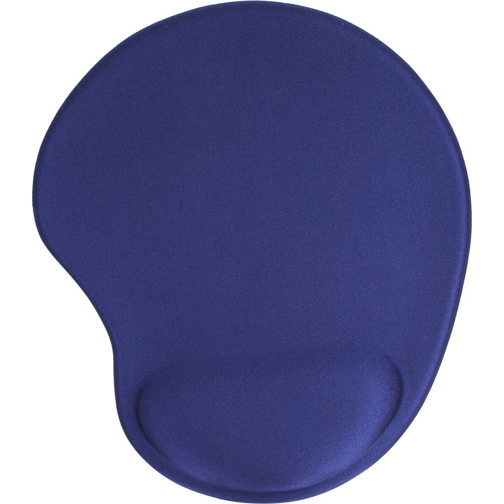 inLine Maus-Pad, blau, mit Gel Handballenauflage, 230x205x20mm