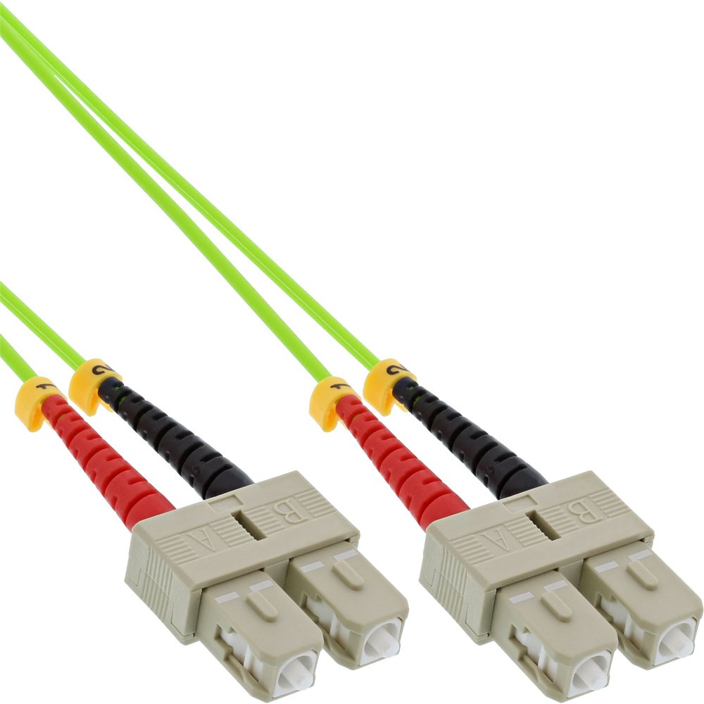 inLine LWL Duplex Kabel, SC/SC, 50/125µm, OM5, 0,5m