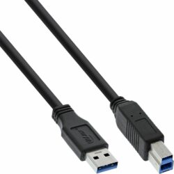 inLine USB 3.0 Kabel, A an B, 5m