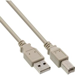 inLine USB 2.0 Kabel, A an B, 0,5m