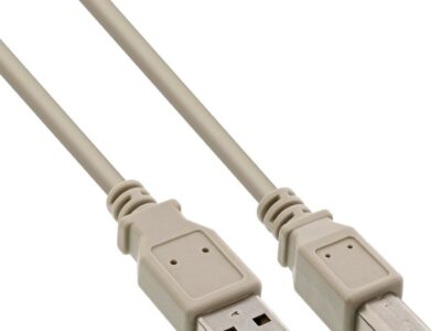 inLine USB 2.0 Kabel, A an B, 0,5m