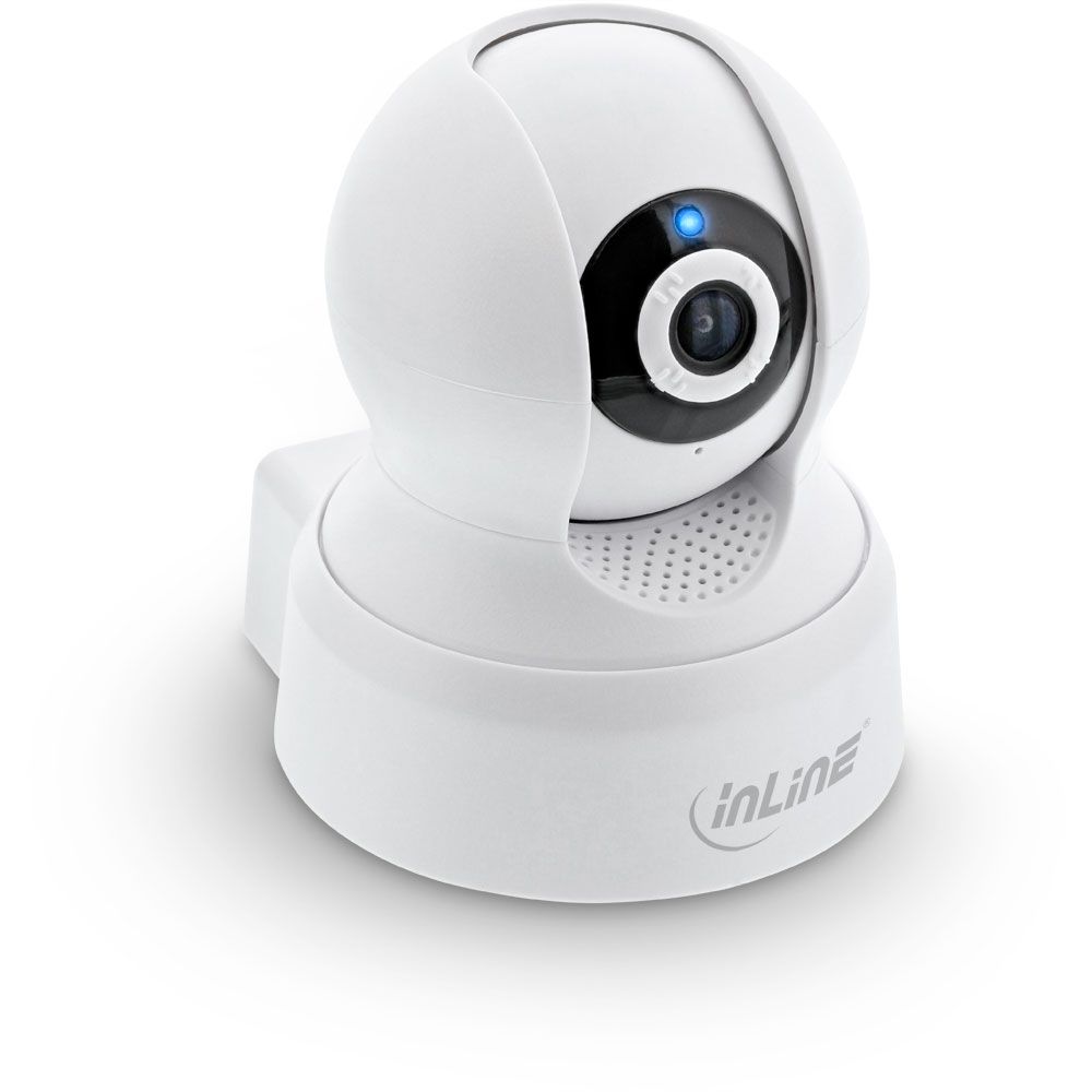 inLine SmartHome Kamera innen, HD, Bewegungserkennung, Schwenk-/Neigbar