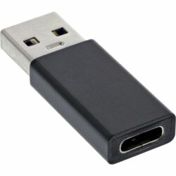 inLine USB 3.2 Gen.1 Adapter, USB-A Stecker auf USB Typ-C Buchse