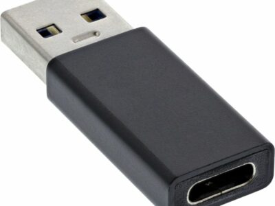inLine USB 3.2 Gen.1 Adapter, USB-A Stecker auf USB Typ-C Buchse
