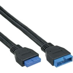 inLine USB 3.0 Verlängerung intern, Pfostenanschluss Stecker auf Buchse, 0,35m