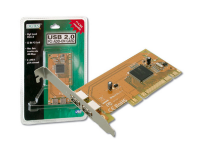 Digitus USB 2.0 PCI Addon Karte
