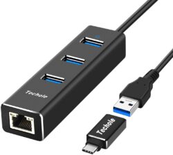 Techole USB 3.0 & RJ45 Hub